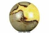 Polished Septarian Sphere - Madagascar #289927-1